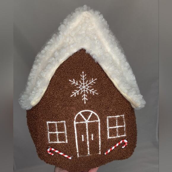 Cupcakes and Cashmere Peppermint Gingerbread Teddy Sherpa Pillow TIKTOK - Picture 12 of 12